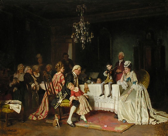 Gabriel von Hackl, “Das Wunderkind” (1874)
