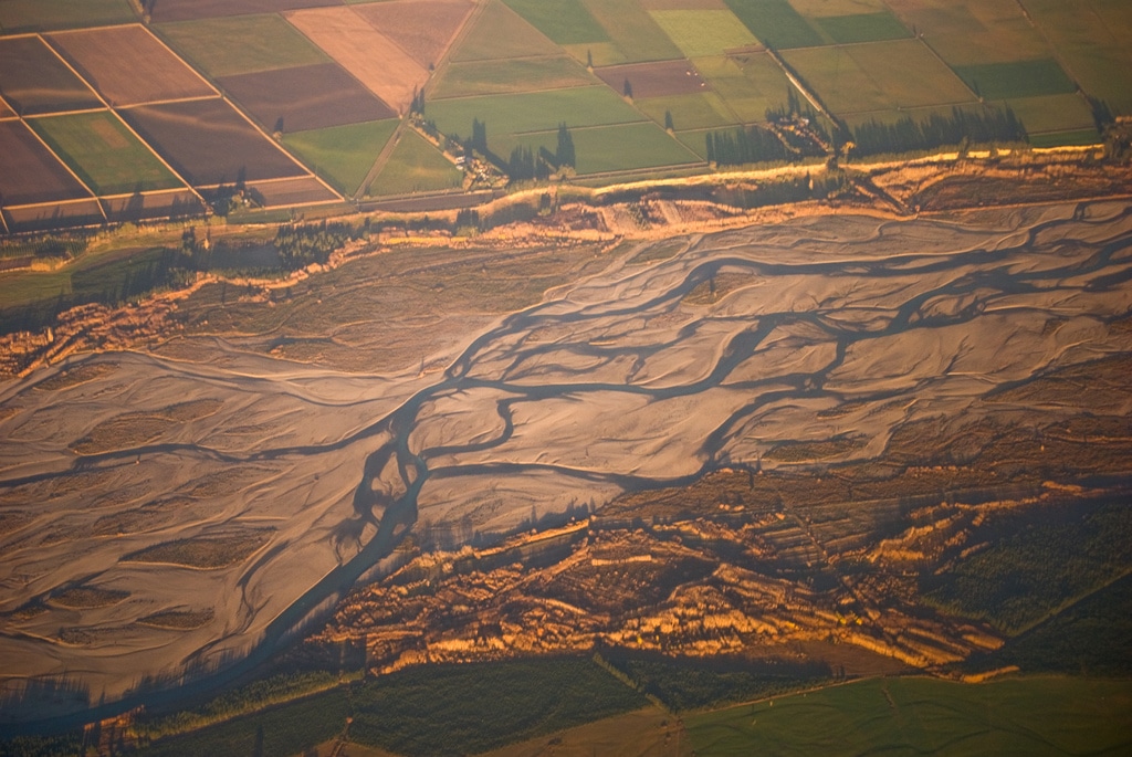 An overhead view of Waimakariri • Photo Phillip Capper (CC BY 2.0)