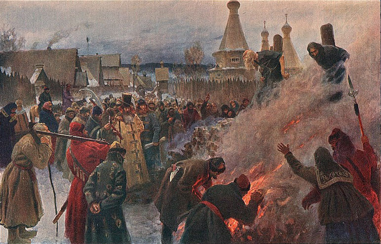 Grigoriy Myasoyedov, The Burning of Protopope Avvakum, 1897