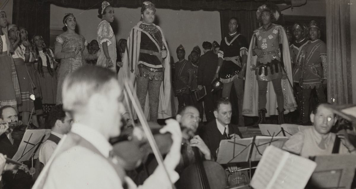 A 1936 production of “Il Trovatore” sponsored by the Works Progress Administration