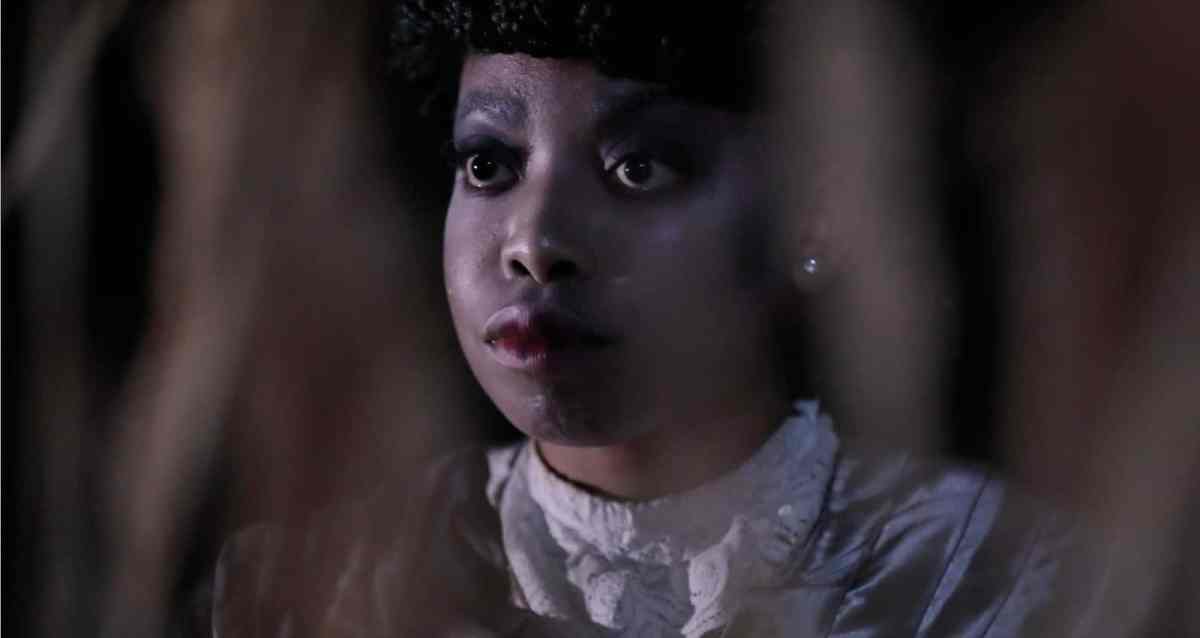Francesca Chiejina in The Turn of the Screw on a digital opera livestream