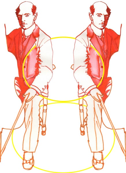Cellist Pablo Casals illustration